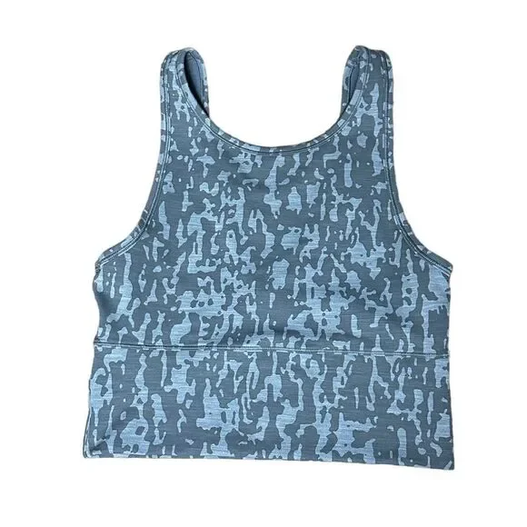 Lululemon Power Pivot Gray Camo Tank Top - Picture 6 of 10